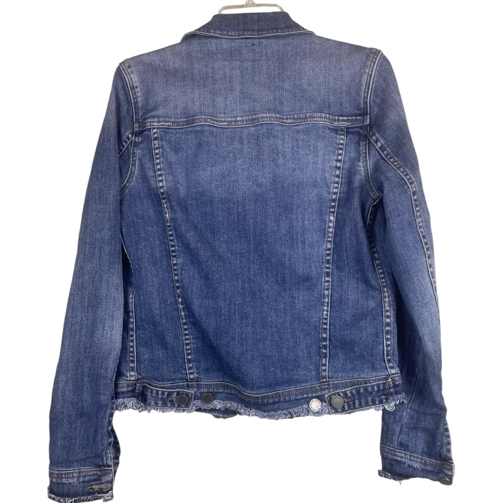 Articles of Society Blue Jean Denim Frayed Edge Jacket Sz Medium - Picture 3 of 14